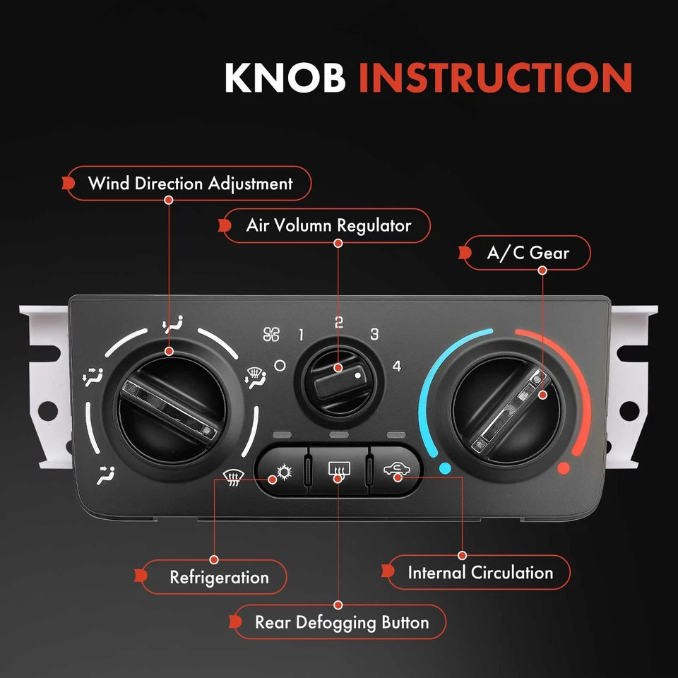Módulo de controle de temperatura climática AC para Chevrolet Cobalt 2005-2010 Pontiac G5 - Imagem 2 de 4