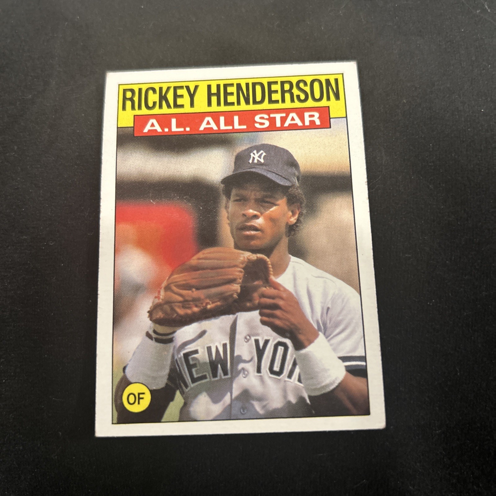 1986 Topps All Star Collector's Edition (Tiffany) Rickey Henderson #716 HOF