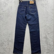 Vintage 70's Lee Rider Denim Jeans Straight Leg Men's 26x34 USA NOS With Tags