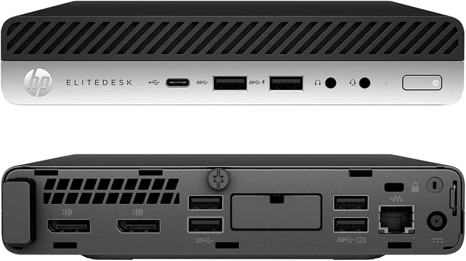 HP EliteDesk 705 G4 SFF PC Ryzen 5 3.60GHz, SSD, 16GB, WiFi, Vega 11, Windows 11 - Image 4 of 4