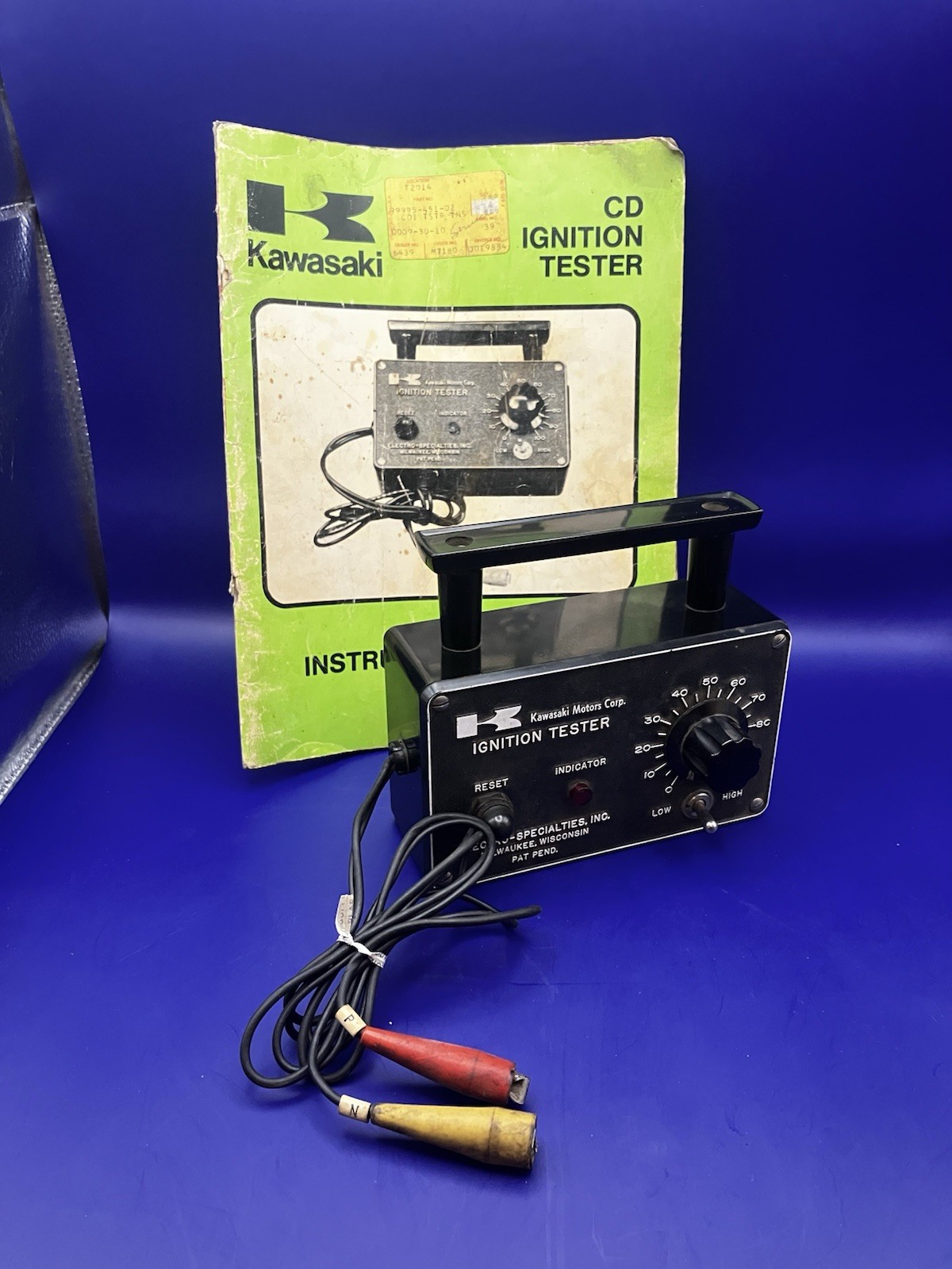 Kawasaki CDI Test Meter Instrument KX80 KT250 KDX250 KX125 KX250