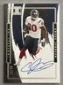 ANDRE JOHNSON 2022 Panini Impeccable Immortal Ink Auto /25 Silver #IMI-AJO Miami