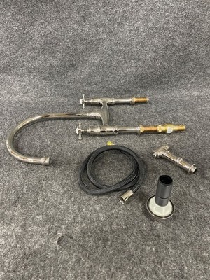 PERRIN & ROWE U.4718X-PN-2 Georgian Era Bridge Kitchen Faucet*