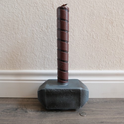 Marvel Thor Adult Costume Molded Hammer Rubies 2014 Halloween !!! No strap