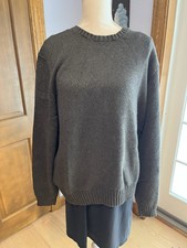 polo RALPH LAUREN Men's size XL Cotton Crew Neck Sweater Olive Green Long Sleeve