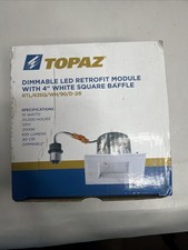 Topaz RTL/43SQ/90/D-28  10W LED Retrofit Module 4  White 90CRI   3000K 35,000hr