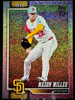 2026 Topps Series 1 - Mason Miller #179 - Sand Glitter Foil [JUMBO EXCLUSIVE]