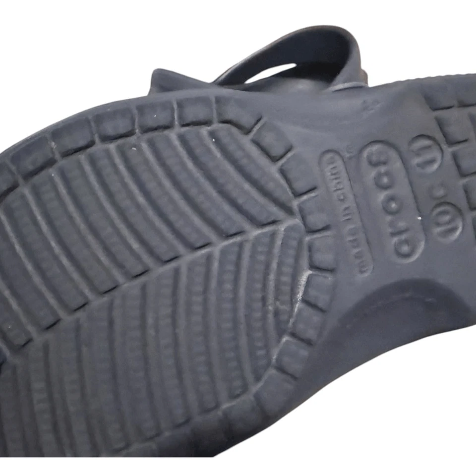 Zapatos sin cordones Crocs azul marino liso para niños pequeños - talla 10 11 Foto 2 de 2