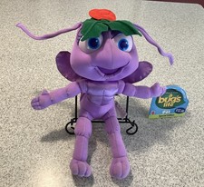 Vintage Disney Pixar A Bug's Life Princess Dot Purple Plush Mattel Arcotoys 1998