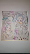 ONE PIECE ROBIN ORIGINAL ART SHIKISHI BOARD 9...