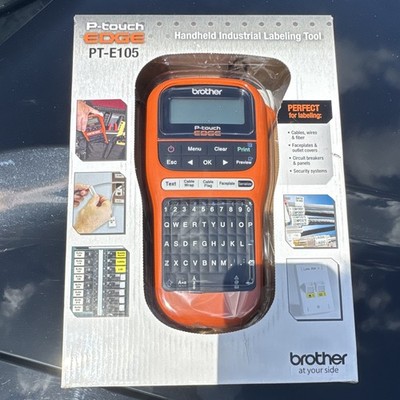 Brother P-touch Edge PT-E105 Handheld Industrial Labeling Tool Label Maker