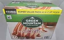 Green Mountain Caramel Vanilla Cream Light Roast Coffee - 60 Pods