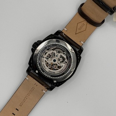 Fossil Privateer Sport BQ2429 - Orologio Uomo 45mm Meccanico Automatico Pelle Marrone - 2