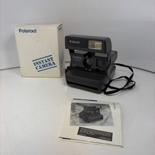 Vintage Polaroid OneStep CloseUp 600 Instant Film Camera - TESTED with Box