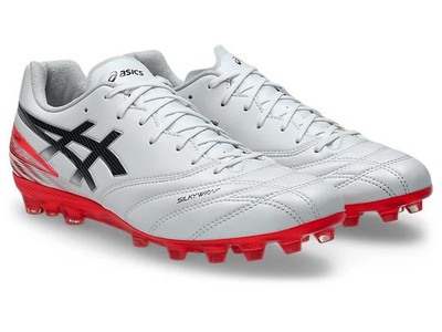 ASICS Soccer Cleats Shoes DS LIGHT PRO AG White/Flash Red 1103A127