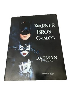 Batman Returns 1992 Warner Bros Catalog VTG Catwoman Penguin DC