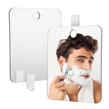 Anti-Fog Shaving Mirror, Fogless Shower Mirror, Bathroom Shower Mirror with W...