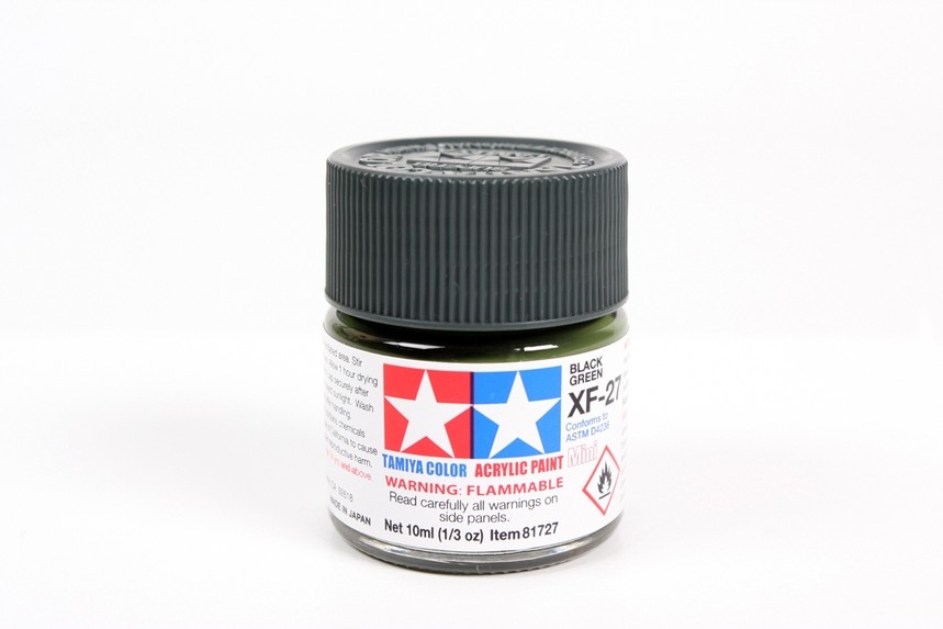 Tamiya XF-27 Black Green Acrylic Paint 10ml