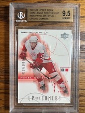 2001 02 UD Challenge for the Cup PAVEL DATSYUK  Rookie BGS 9.5 Gem Mint