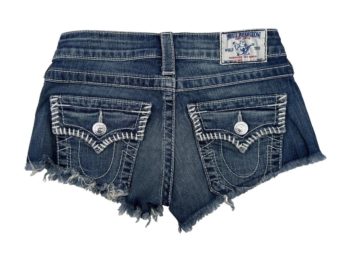 True Religion デニムショートパンツ 24 True Religion Waist Size 24 in Shorts for Women for sale | eBay