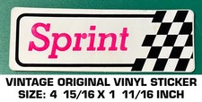 SPRINT - VINTAGE ORIGINAL VINYL DECAL STICKER - RACING - RACE CAR