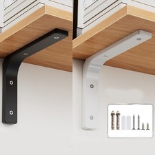 2pcs Thickened Shelf Support L-shaped Fixed Bracket Shelf Bracket Table