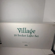 New - Deptartment 56 Inc. - 20 Socket Light Set - Village Accessories - 99278