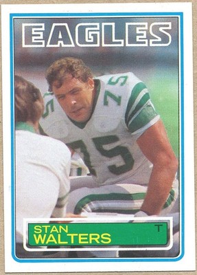 1983 TOPPS Stan Walters EAGLES Syracuse