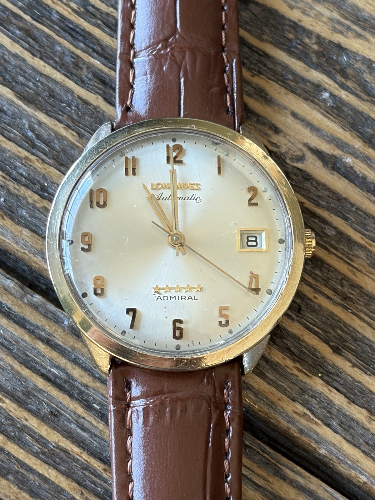 Wristwatch Star 5 Mens Admiral Vintage Automatic Longines - vintagewatches.pk