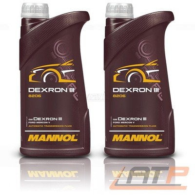 MANNOL 2x 1 L LITER DEXRON III 3 AUTOMATIC PLUS GETRIEBE-ÖL AUTOMATIKGETRIEBEÖL