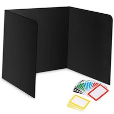 -Pack Desk Dividers for Students - Durable  Waterproof Plastic Study Carrel 22