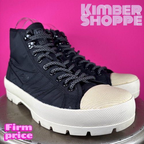 Gola Coaster Peak High Hiker Black Nylon Sneaker US 9 UK 7 EU 40