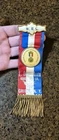 RARE 1894 GROTON NY CIVIL WAR WOMANS RELIEF CORPS RIBBON BADGE L DWIGHT ALLEN