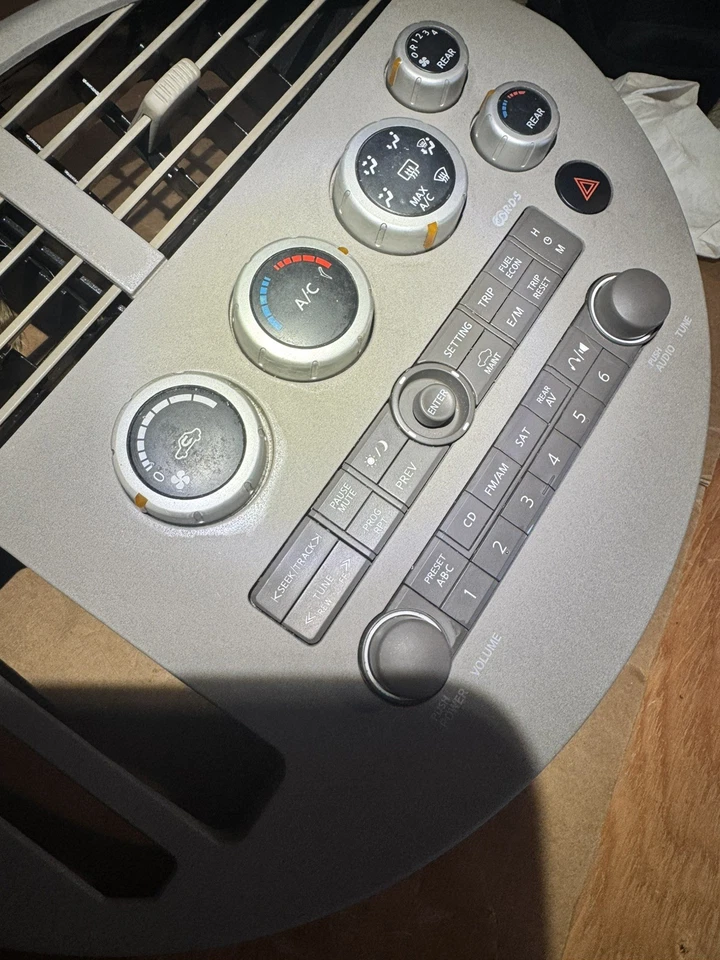 Nissan Quest 2006 2005 aire acondicionado calefacción temperatura control de clima OEM, 27500-ZM008 Foto 2 de 4