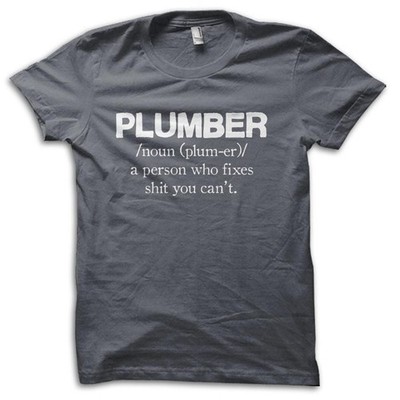 Klempner Herren T-Shirt lustig Geschenk für Papa Witz M5689
