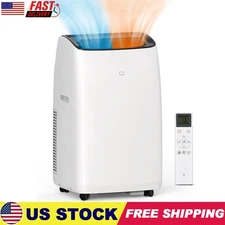 14000 BTU Inverter Air Conditioner Portable AC Unit w/ Dual Hose & Inverter