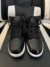 Nike Women s Black and Purple High-Top Sneake...