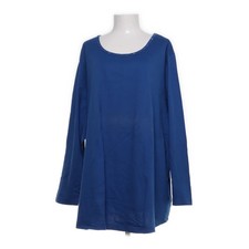 Sheego, Tunika, Größe: 56/58, Blau, Baumwolle, Einfarbig, Damen #jwC