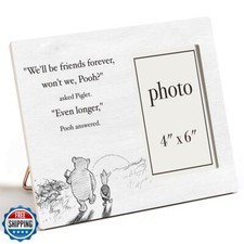AKFVNSFK Pooh Bear Picture Frame, Friendship Gift Ideas, Birthday Gifts for F