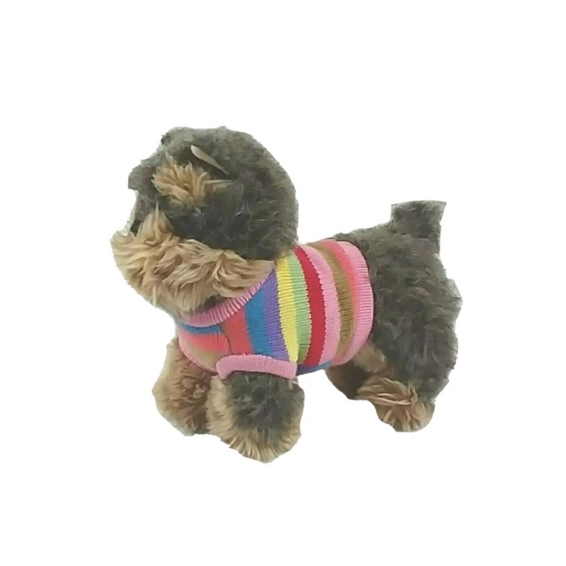 The Childrens Place Realistic Yorkie Terrier Dog Plush Animal Sweater 10 Inches | eBay