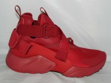 NIKE HUARACHE CITY GS GYM RED SIZE 5Y SHOES AJ6662-601 NWOB