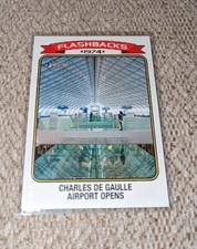2023 CHARLES DE GAULLE AIRPORT TOPPS HERITAGE NEWS FLASHBACKS INSERT #NF-5