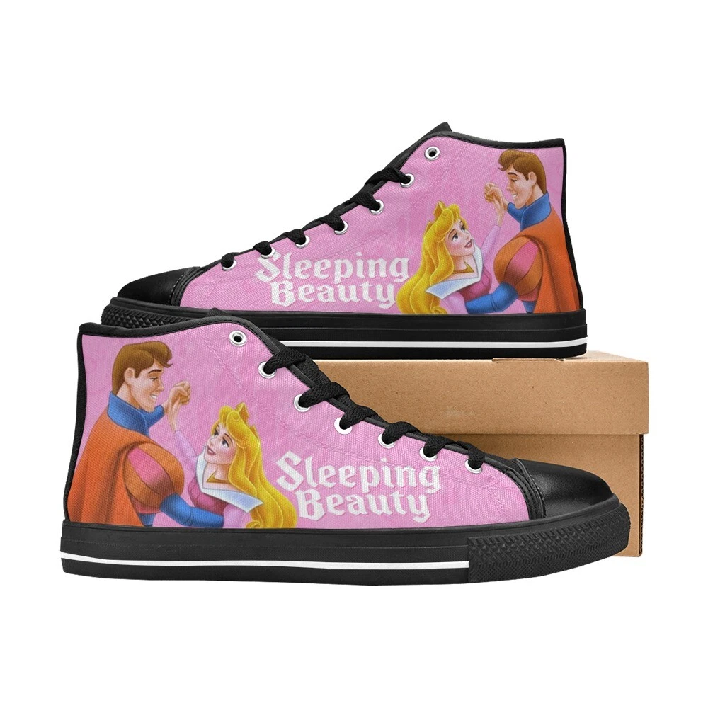 Sleeping Beauty High Top Shoes Sneakers
