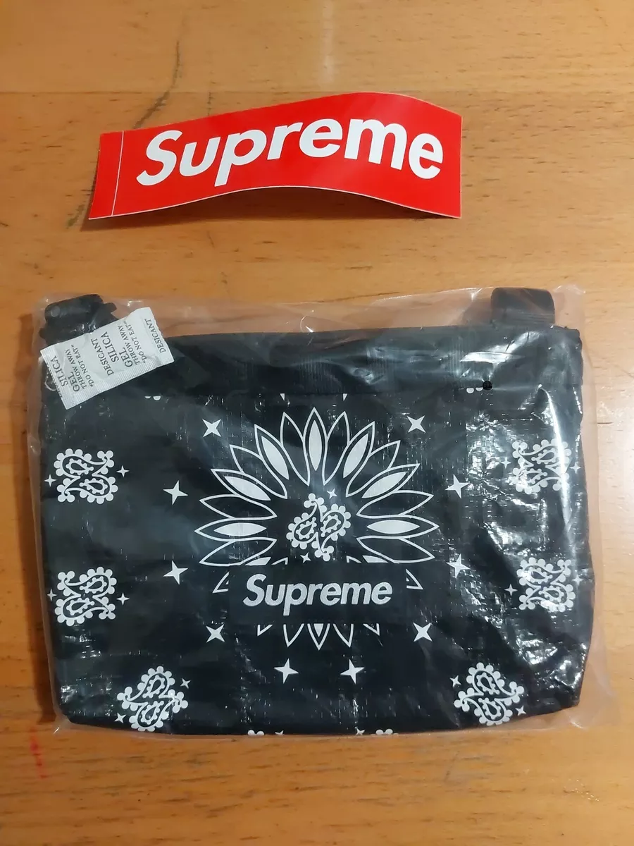 Buy Supreme Bandana Tarp Side Bag 'Red' - SS21B21 RED