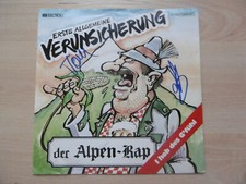 EAV Autogramme signed 18x18 cm Single "der Alpen-Rap"