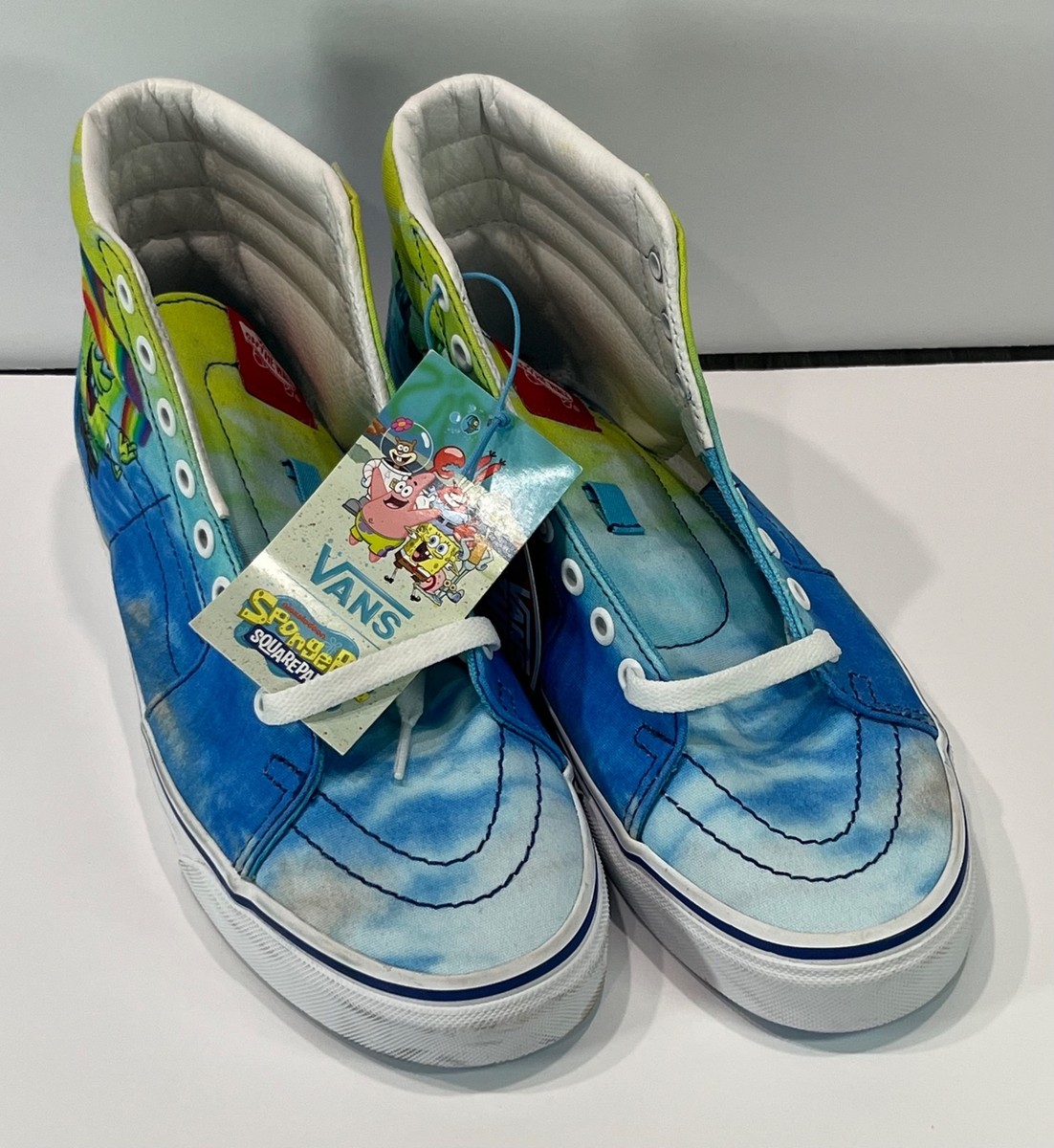 spongebob high top shoes