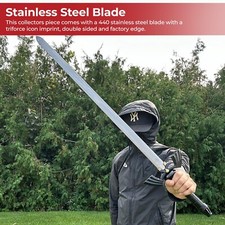Dark Link Legend of Zelda Master Sword - Double Sided Blade - Overall 39.5"