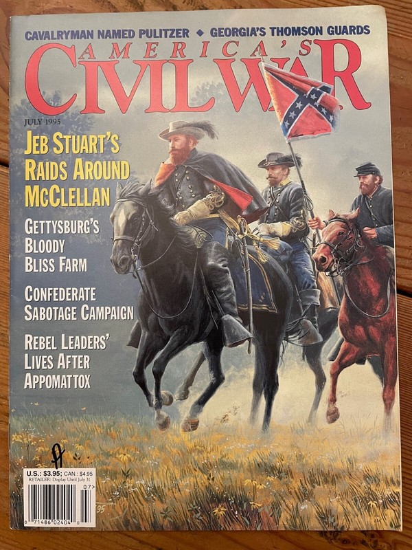 America's Civil War Magazine ~ Vol 8 No 3 ~ JULY 1995 ~ Spies, Jeb Stuart Raids