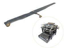 N Key & Wood Sublever for Remington Typewriter Antique Standard No.6 No.7 Vtg thumbnail