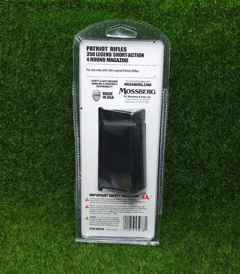 Revista Mossberg Patriot Drop Box 4 polímeros redondos OEM, .350 Legend - 95038 Foto 3 de 3